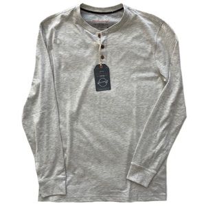 Brushed Henley Long Sleeve Tee (NEW)
